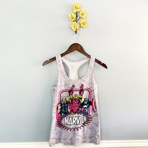 Marvel Comics AVENGERS characters Fitted Tank! 😎